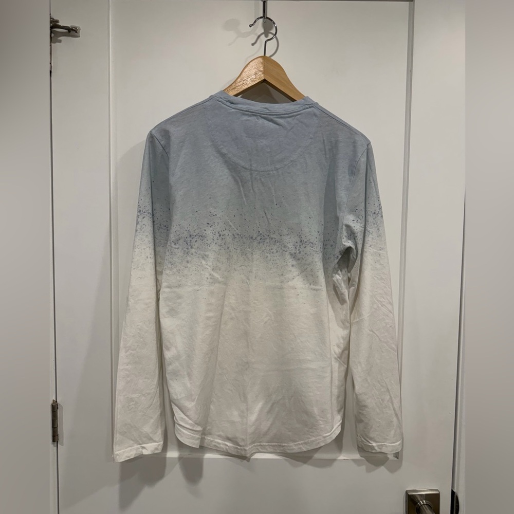Abercrombie & Fitch Blue and White Long Sleeve Tee - Picture 12 of 12